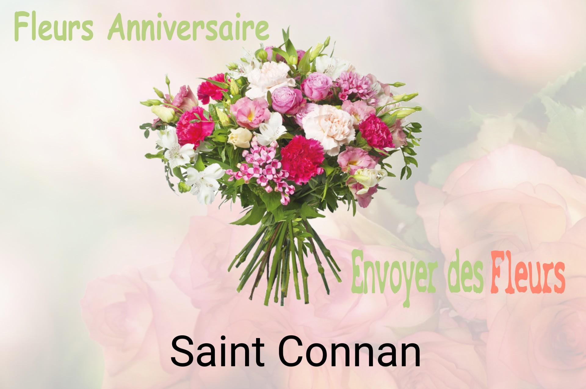 Bouquet de fleurs d’anniversaire livré à Saint-Connan