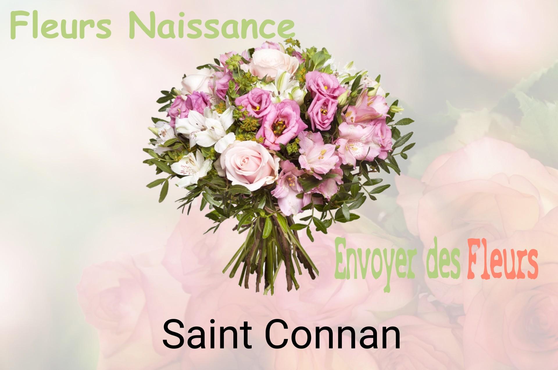 Bouquet de fleurs de naissance livré à Saint-Connan